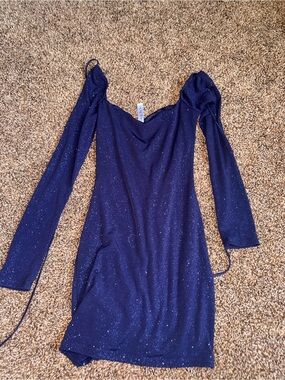 lucy in the sky shantelle sequins dress Lucy in the Sky Shantelle Sequins Dress Champagne Sparkle long sleeve bodycon S